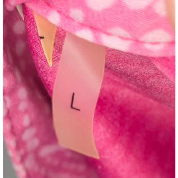 Soft Surroundings Brigitte Tunic Top L Pink Ombre High Low V Neck Hidden Snaps - Picture 6 of 6